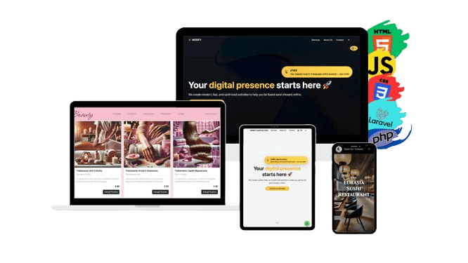 Custom Web Development da £199